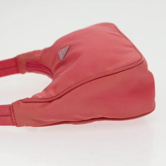 PRADA Accessory Pouch Nylon Pink Silver Auth - Picture 11 of 15